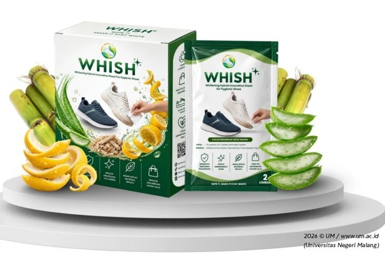 Mahasiswa UM Olah Ampas Tebu dan Kulit Lemon Jadi Tisu Pembersih Sepatu Putih