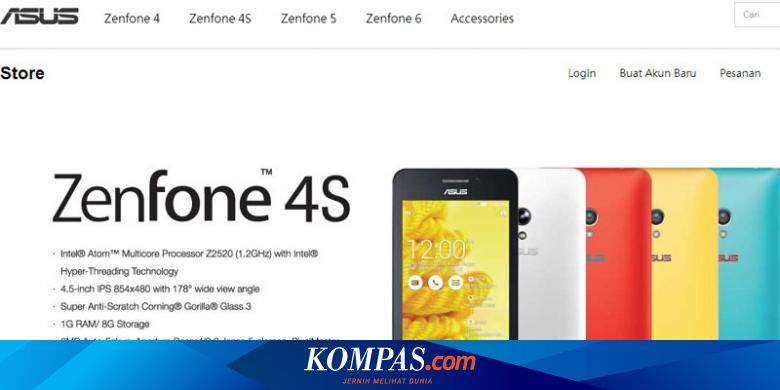 Android Zenfone Bisa Dibeli Di Asus Store Indonesia