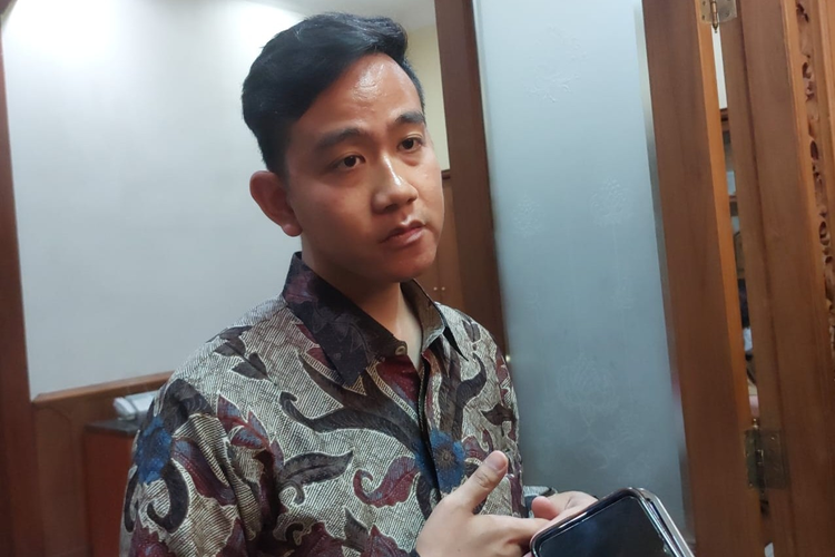 Wali Kota Solo, Gibran Rakabuming Raka di Solo, Jawa Tengah, Senin (18/9/2023).
