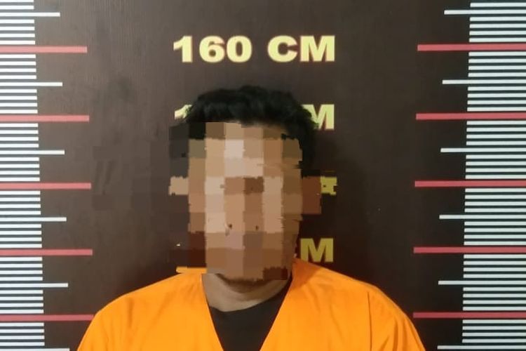  Polisi menangkap pria inisial S (46) karena menganiaya penagih utang, Sabtu (10/12/2023) 