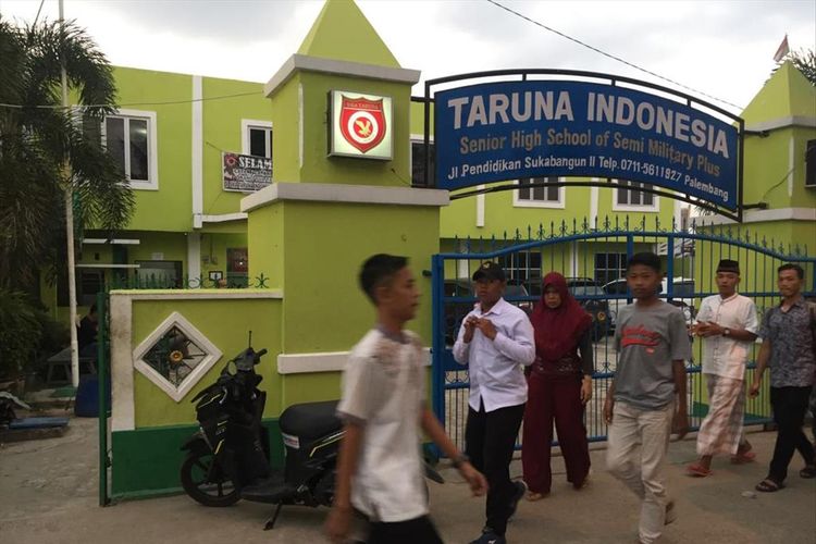 Lokasi SMA  Semi Militer Plus Taruna Indonesia Palembang.