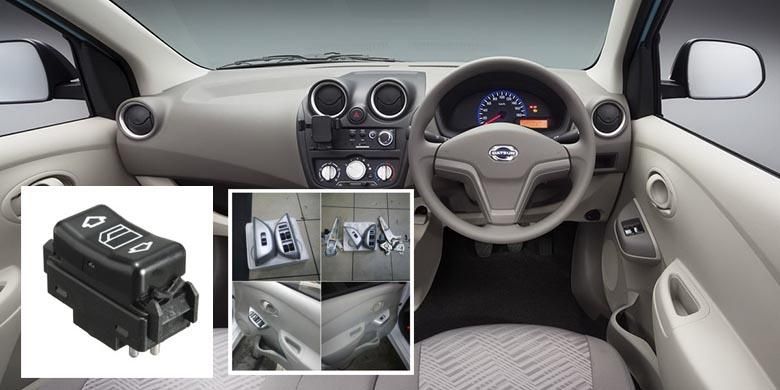 Dashboard Datsun Go dan tambahan saklar power window