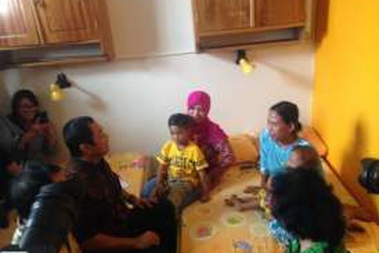 Anak penderita kanker di rumah singgah di Semarang.  