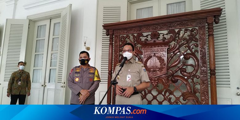Anies dan Riza Positif Covid-19, Kantor Gubernur dan Wakil Gubernur DKI Ditutup