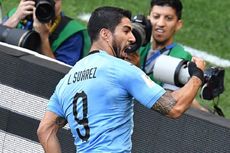 Babak I Uruguay Vs Arab Saudi, Gol Luis Suarez pada Penampilan Ke-100