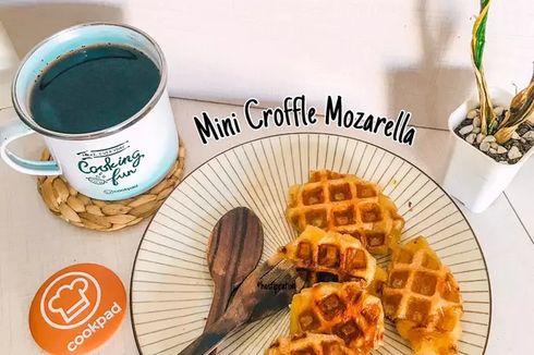 Resep Croffle Keju Mozarella, Pakai Lembaran Puff Pastry