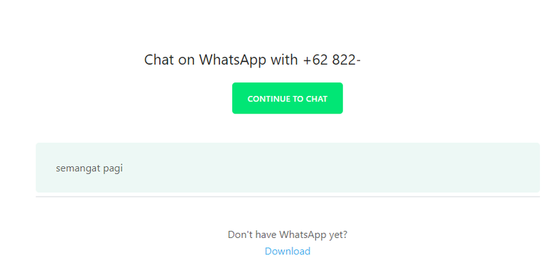 Cara menambahkan teks di WhatsApp API.