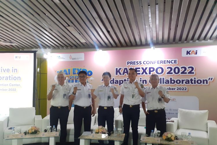 Konferensi pers KAI Expo 2022, Senin (5/9/2022)