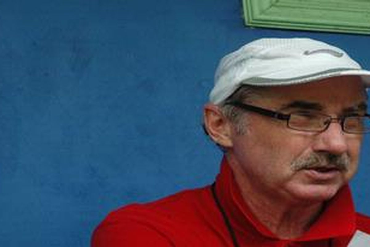 Pelatih Timnas Indonesia, Alfred Riedl.