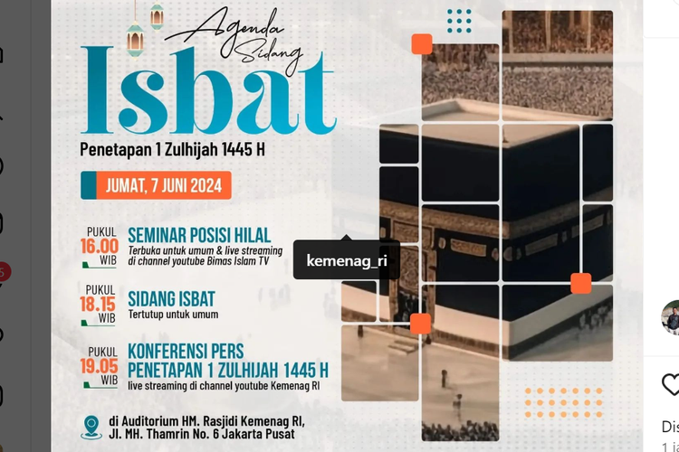 Pemerintah Gelar Sidang Isbat 7 Juni, Adakah Potensi Idul Adha 2024 Beda?