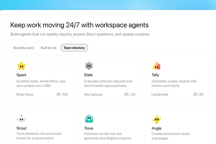 Workspace Agents di ChatGPT.