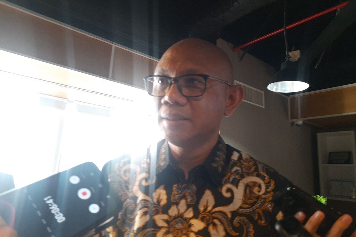 Direktur Utama PT MRT Jakarta William P Sabandar saat pemaparan di Kantor PT MRT Jakarta, Gedung Wisma Nusantara, Jakarta Pusat, Kamis (27/2/2020)