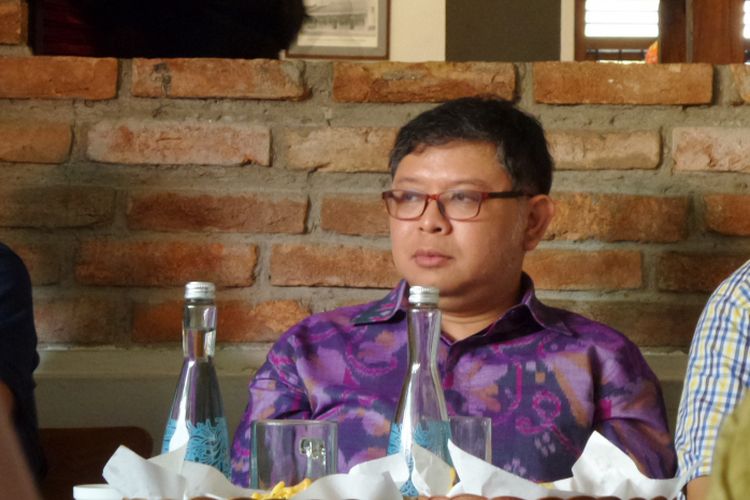 Anggota Persatuan Jaksa Indonesia (PJI) Narendra Jatna di Cikini, Jakarta Pusat, Minggu (22/10/2017).