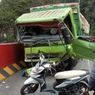Diduga Rem Blong, Truk Tabrak Pembatas Jalan Layang Kelok 9, 1 Orang Tewas