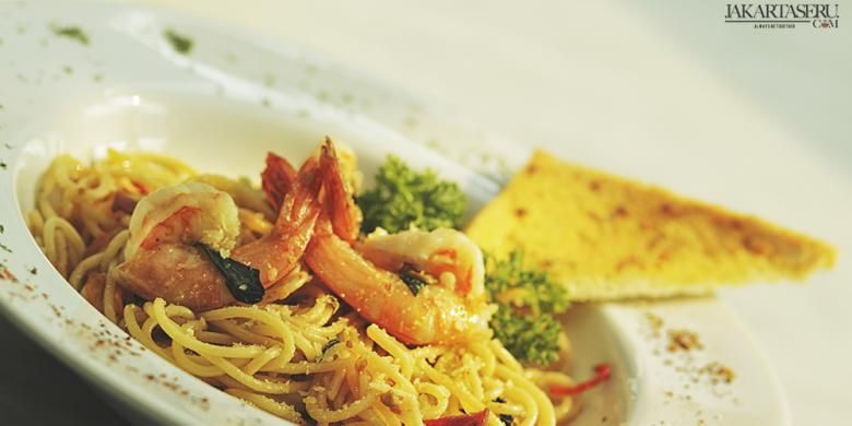 Pasta Seafood Aglio Olio