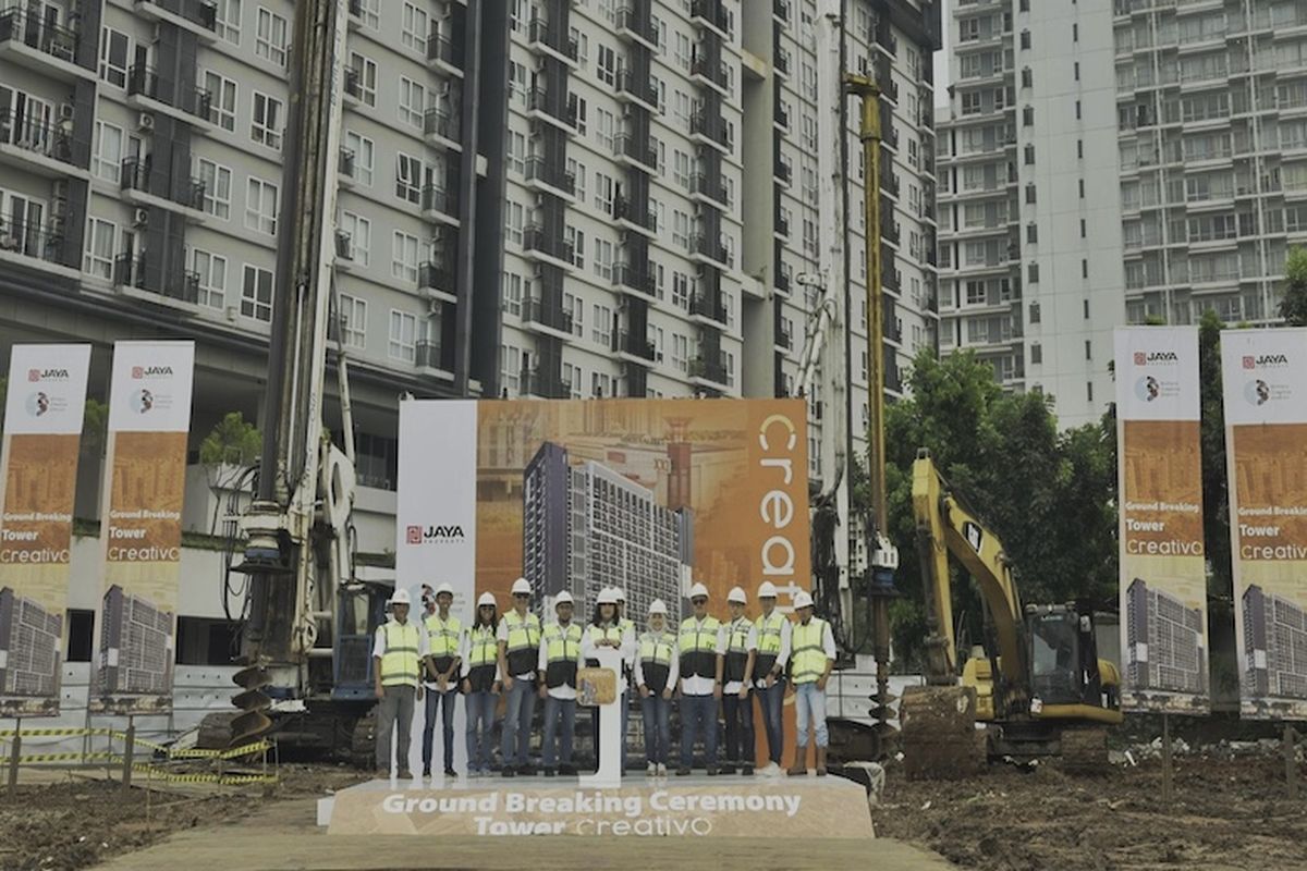 Groundbreaking ceremony tower Creativo di Kawasan Bintaro Creative District pada (30/11/2023) 