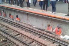 KRL Anjlok di Manggarai, Kereta Berjalan Lambat dan Penumpang Menumpuk