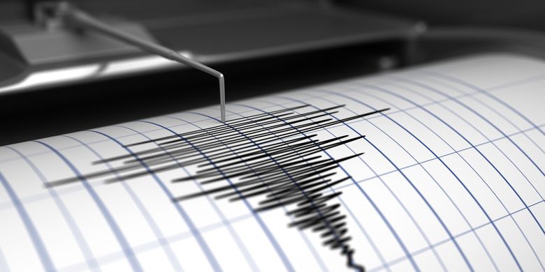 Ilustrasi gempa bumi