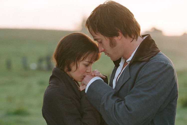 Keira Knightley & Matthew Macfadyen dalam Pride & Prejudice (2005)