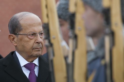 Profil Michel Aoun, Presiden Lebanon