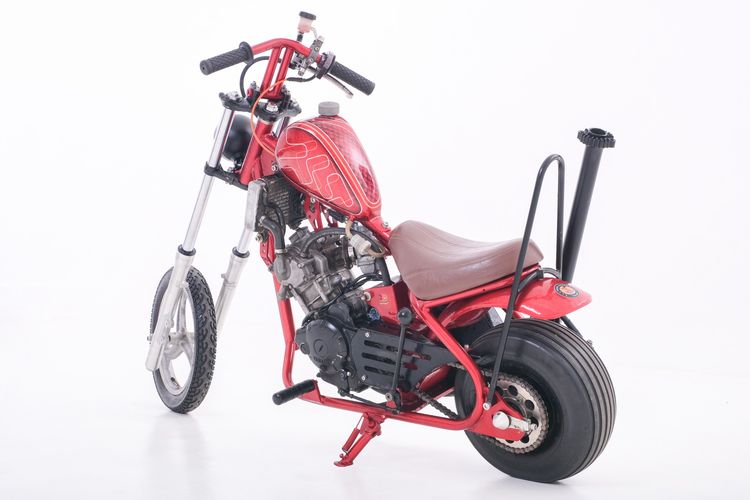 Motor custom Yamaha Jupiter MX bergaya mini chopper garapan Wbike Custom Garage