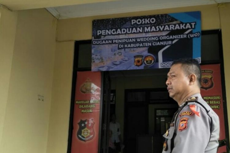 Jajaran Polres Cianjur, Jawa Barat membuka posko pengaduan bagi masyarakat yang menjadi korban dugaan penipuan wedding organizer