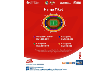 seatplan Indonesia vs Argentina 