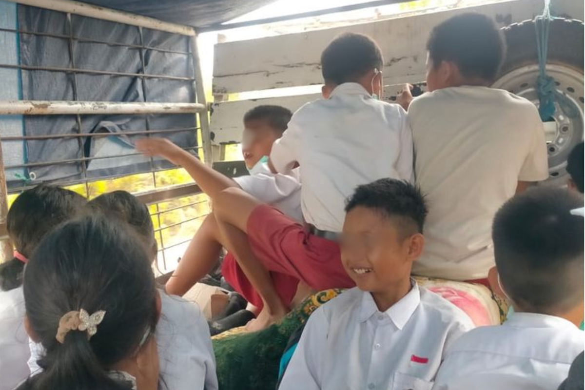 Perjuangan Siswa SDN 1 Balai Banjang Kalteng Ikut ANBK, Tempuh 35 Km demi Akses Internet