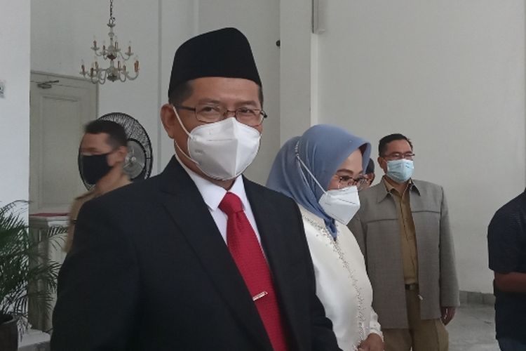 Sekretaris Daerah (Sekda) DKI Jakarta Marullah Matali setelah pelantikan di Balai Kota DKI Jakarta, Senin (18/1/2021).