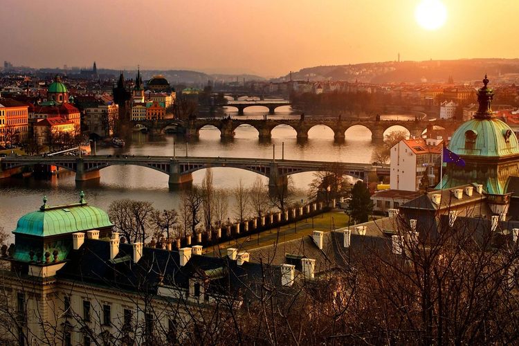 Pemandangan Kota Praha, Republik Ceko