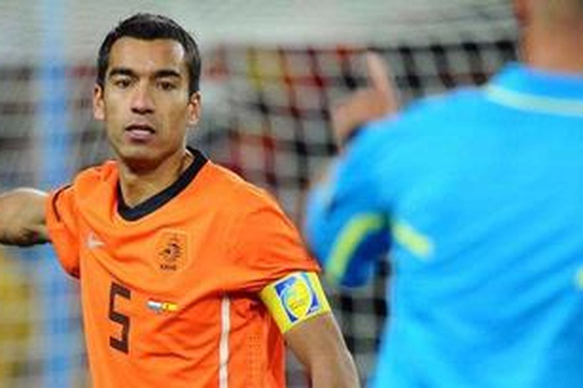 Kapten tim nasional Belanda, Giovanni van Bronckhorst.