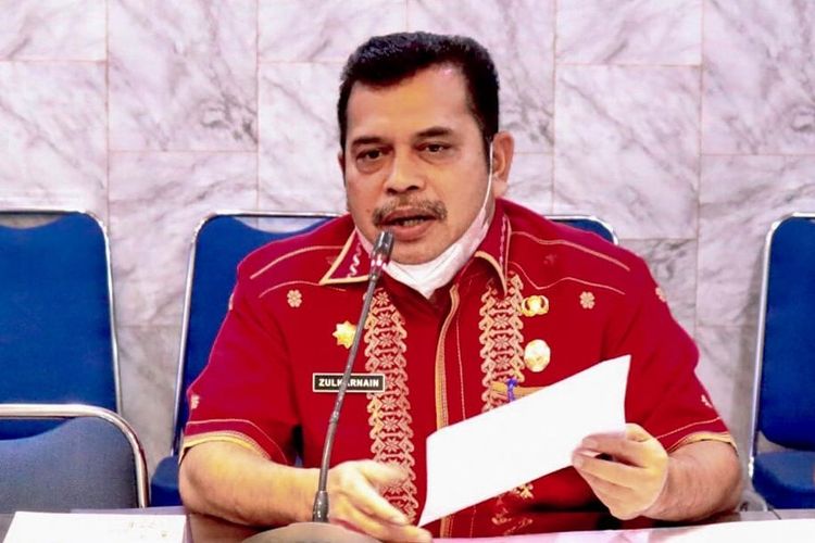 Kepala BKAD Kota Medan Zulkarnain Lubis menjelaskan, Pemkot Medan mengantongi HPL Nomor 1, 2 dan 3 untuk tanah Petisah Tengah, Rabu (22/3/2023). 