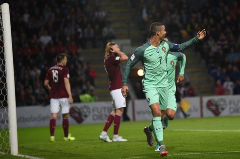 Hasil Kualifikasi Piala Dunia, Ronaldo Menangkan Portugal atas Latvia