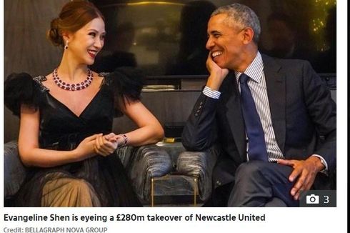 Evangeline Shen, Wanita Pengusaha yang Kenal Obama dan Ingin Boyong Ronaldo ke Newcastle