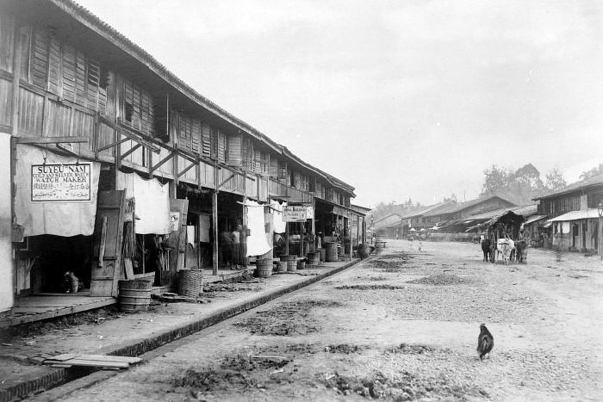 Foto kesawan yang diambil tahun 1885                       