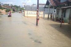 Sungai Cisangu di Lebak Meluap, Ratusan Rumah Terendam