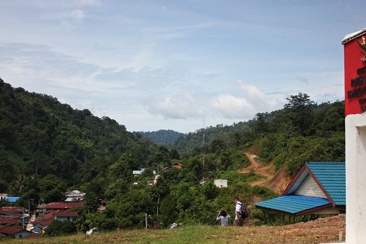 Wilayah perbatasan di Kecamatan Lumbis Ogong, Kabupaten Nunukan, Kalimantan Utara.