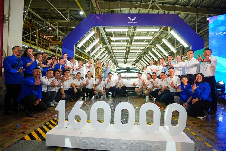 PT SGMW Motor Indonesia (Wuling) telah mencatat angka produksi 160.000 unit kendaraan dari pabrik Wuling Cikarang