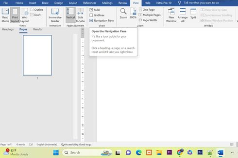 Cara Hapus Halaman Kosong yang Sulit Dihapus di Microsoft Word