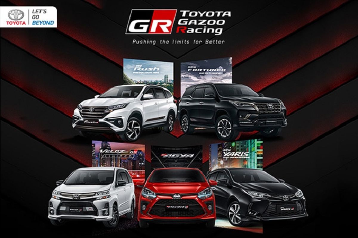 Berbagai line-up motorsport Toyota Gazoo Racing (TGR). 