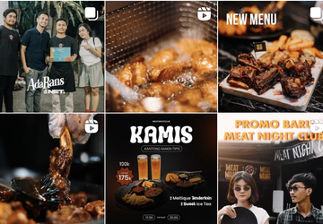 Cara Meat Night Club Branding di Instagram, Hingga Diundang 