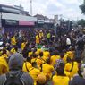 Demo Tolak UU Cipta Kerja, Mahasiswa Tutup Jalan Depan DPRD Magelang