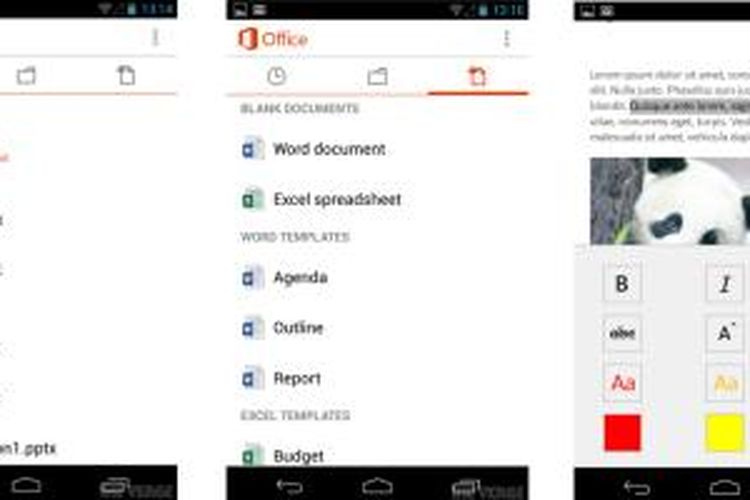 Microsoft Office Sambangi Android