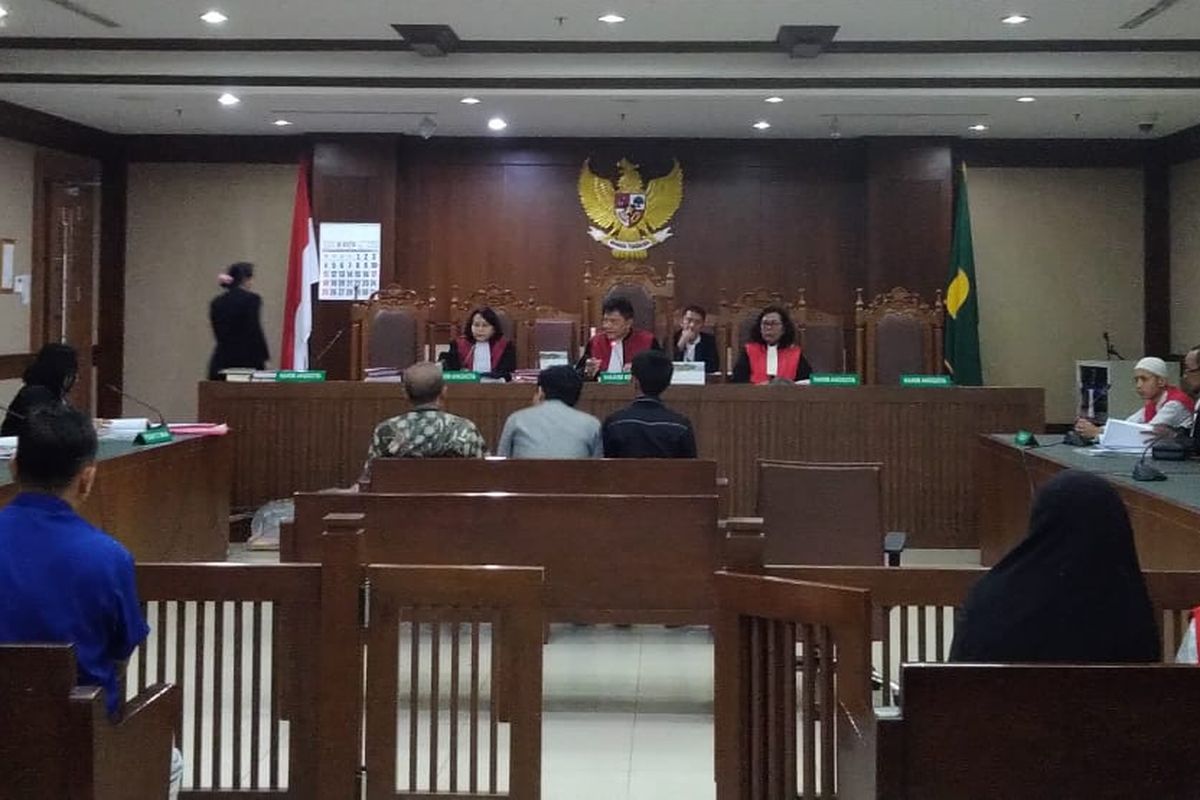 Proses persidangan kerusuhan 21-22 Mei, di Pengadilan Negeri Jakarta Pusat, Rabu (28/8/2019).