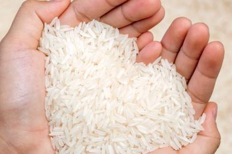 Ilustrasi beras. 