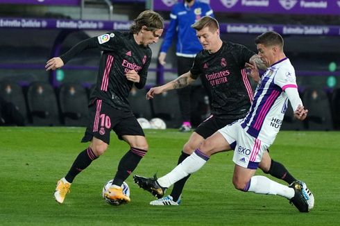 HT Valladolid Vs Real Madrid - Los Blancos Cetak 2 Gol Sia-sia, Skor Masih 0-0