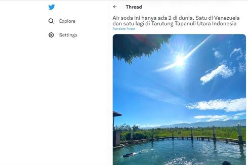 Viral, Foto Kolam Air Soda di Tapanuli Utara, Benarkah Hanya Ada Dua di Dunia?