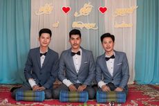 3 Pria Ini Menikah dalam Satu Ikatan, Keluarga Mendukung