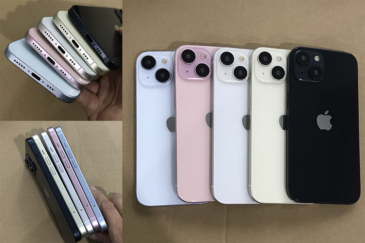 Bocoran tampilan punggung dan bodi dari iPhone 15 dan iPhone Plus