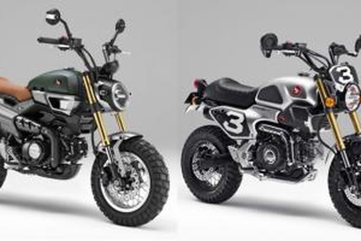 Honda Grom atau MSX125 atau juga biasa disebut generasi baru Monkey, siap dengan model baru aliran scrambler.